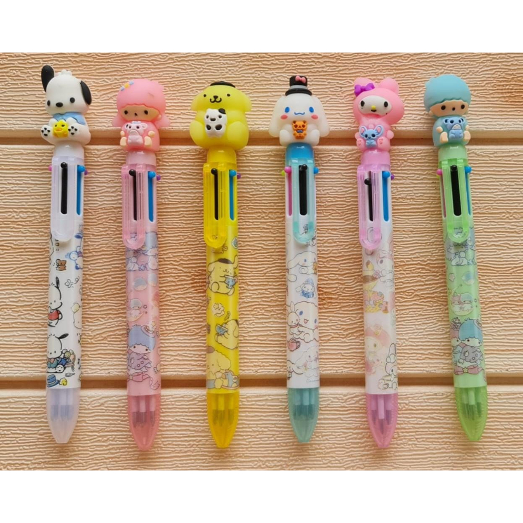 

SET PULPEN COLOUR KEPALA KARET SET ISI 6 PC
