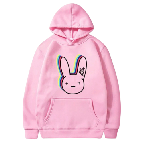 Jumper Hoodie Bad BunnyII Sweater Hoodie Trendy II Sweter Oblong Topi Size M - XL Anak &amp; Dewasa ( Pria &amp; Wanita )