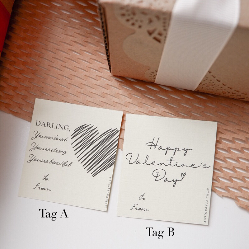 Tea Project Valentine’s Hampers Packaging | Kemasan Valentine Gift Set 2023