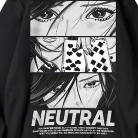 Sweater Hoodie NEUTRAL Jumper Pria Wanita Bahan Fleece Tebal Ukuran S M L XL XXL XXXL