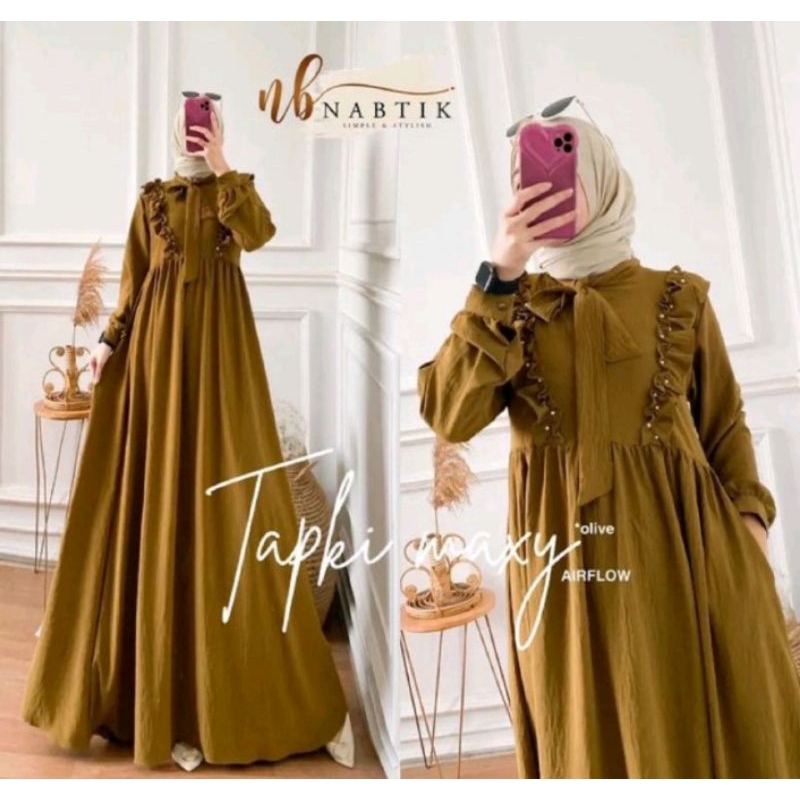 TAPKI DRESS MAXY CRINGKEL AIRFLOW