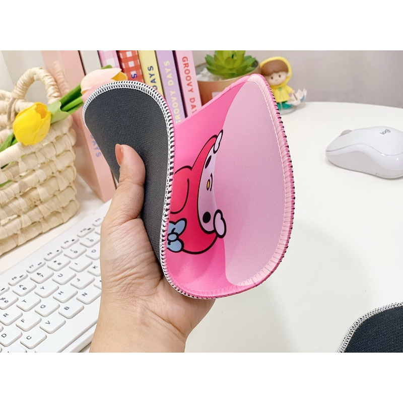 Mouse Pad / Alas mouse karakter Snoopy My Melody Kuromi Cinnamoroll Badzmaru Little Twin Star Pochacco Hello Kitty