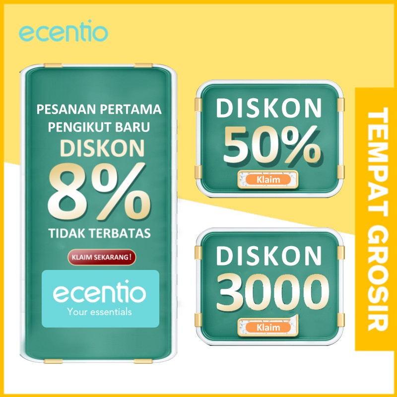 ecentio termos makanan Bekal Sup Stainless 500ml tahan panas Cangkir sup bubur mug