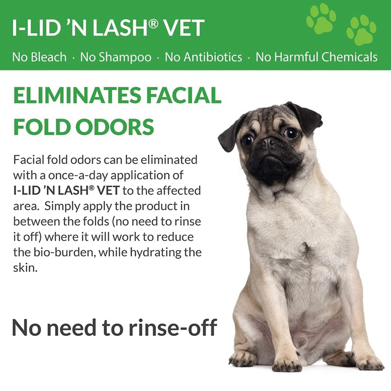 i-lid ‘n last vet tear stain and facial fold odor cleaner