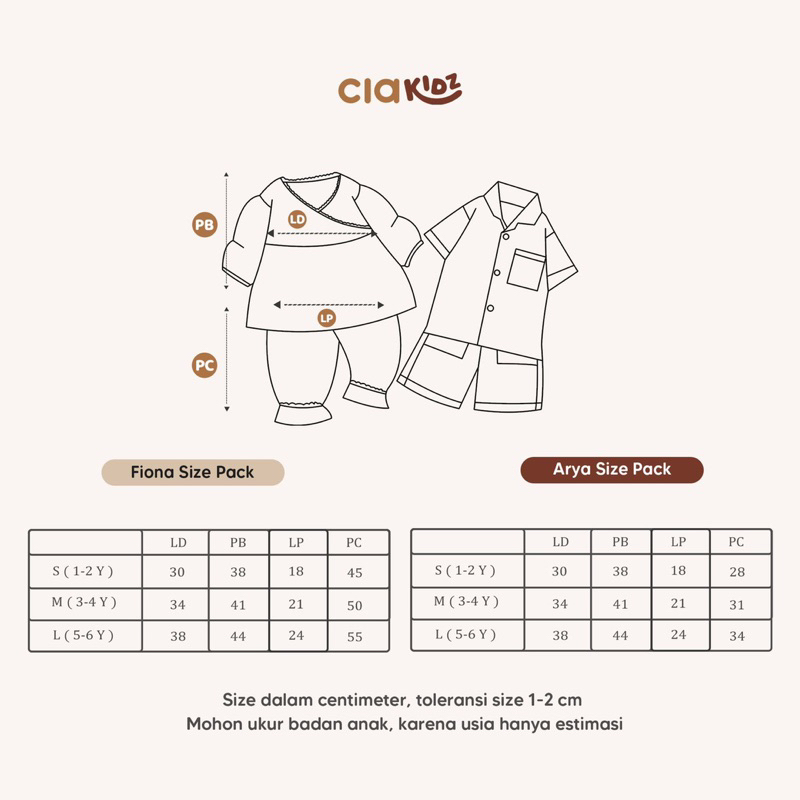 LINSKY BABY - Arya Set &amp; Fiona Set Setelan Anak Couple Ciakidz