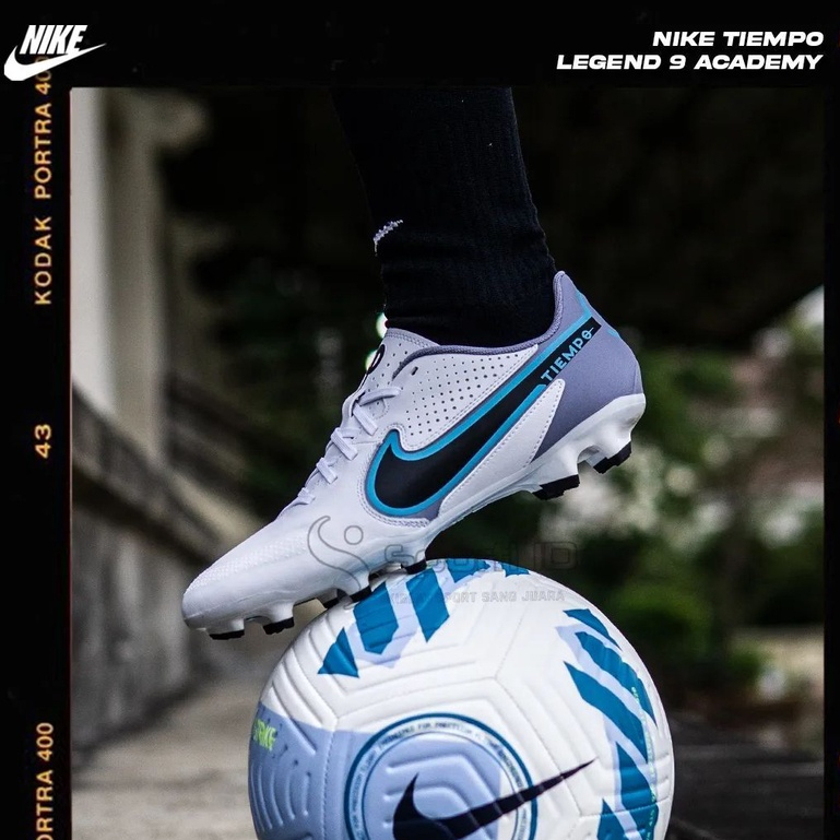 Jual Sepatu Bola Nike Tiempo Legend 9 Academy Fg White Baltic Da1174