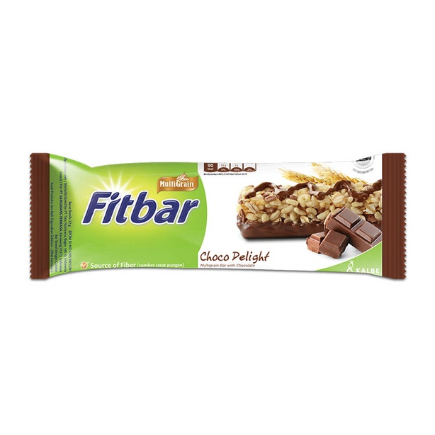 

Makanan Ringan atau Snack Merek Fitbar Rasa Choco Delight dengan Berat 22 gram