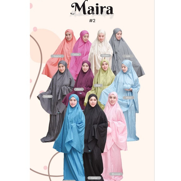 Maira Mukena Travelling Saku by Sora Label Urfimutiyaro