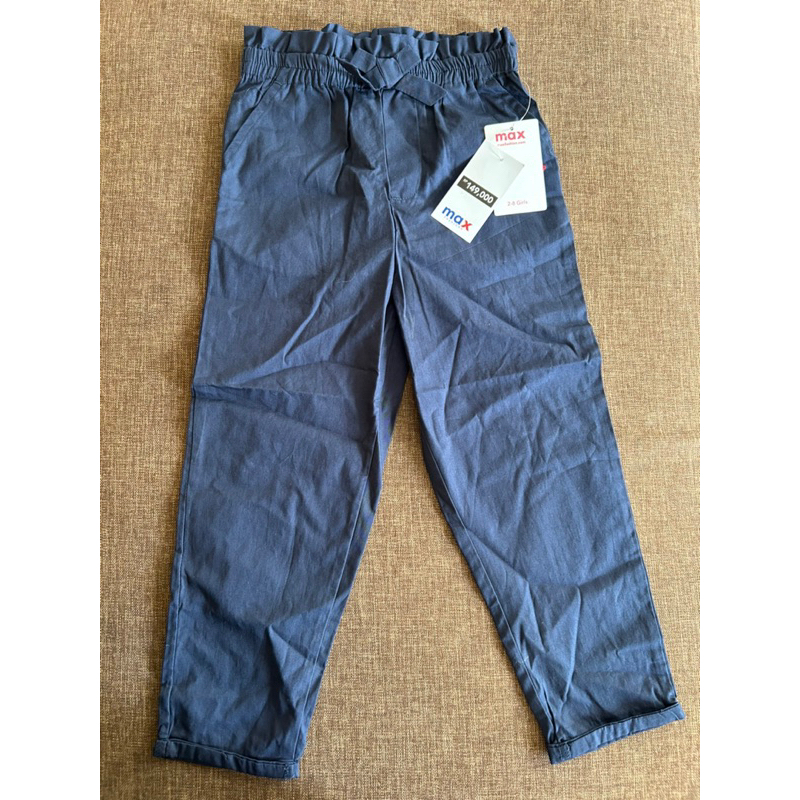Max fashion celana panjang anak perempuan navy 3-4t