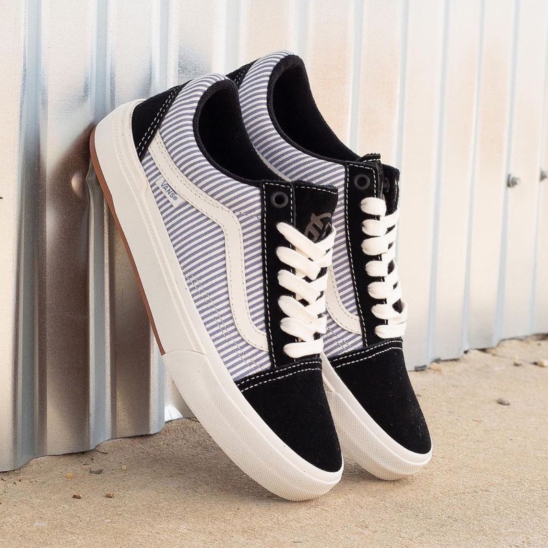 VANS OLDSKOOL BMX X FEDERAL BLACK/BLUE &quot;PINESTRIPE&quot; ORIGINAL 100%