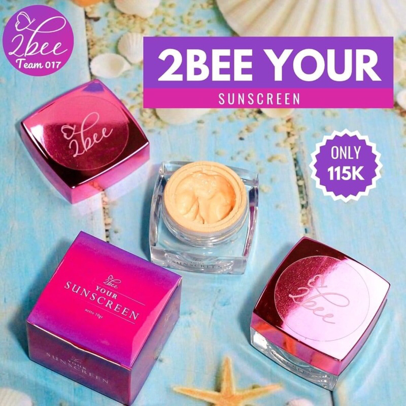 SUNSCREEN 2BEE GLOW 10g Spf 30+++