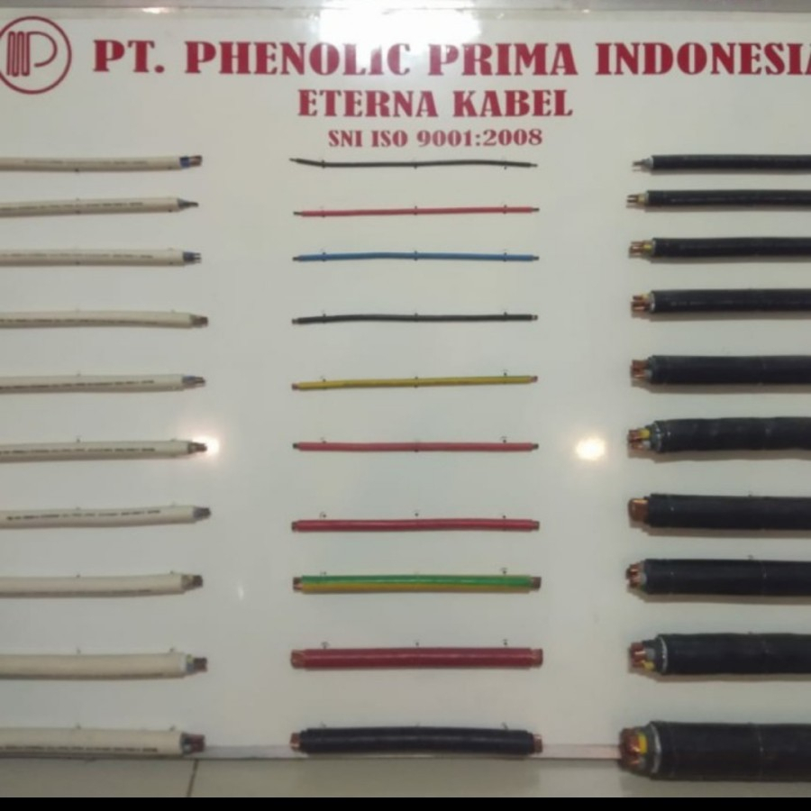 Kabel Besar Eterna NYY 1x120 per meter @1m hitam kawat