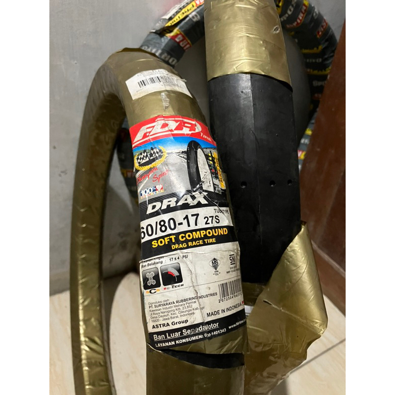 Ban FDR DRAX RACE Slick khusus balap 6/8-17
