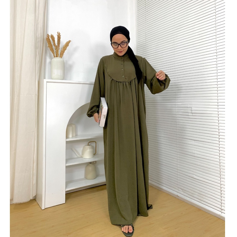 Tristy Dress - Pakaian Wanita Gamis Terbaru By Mahyra