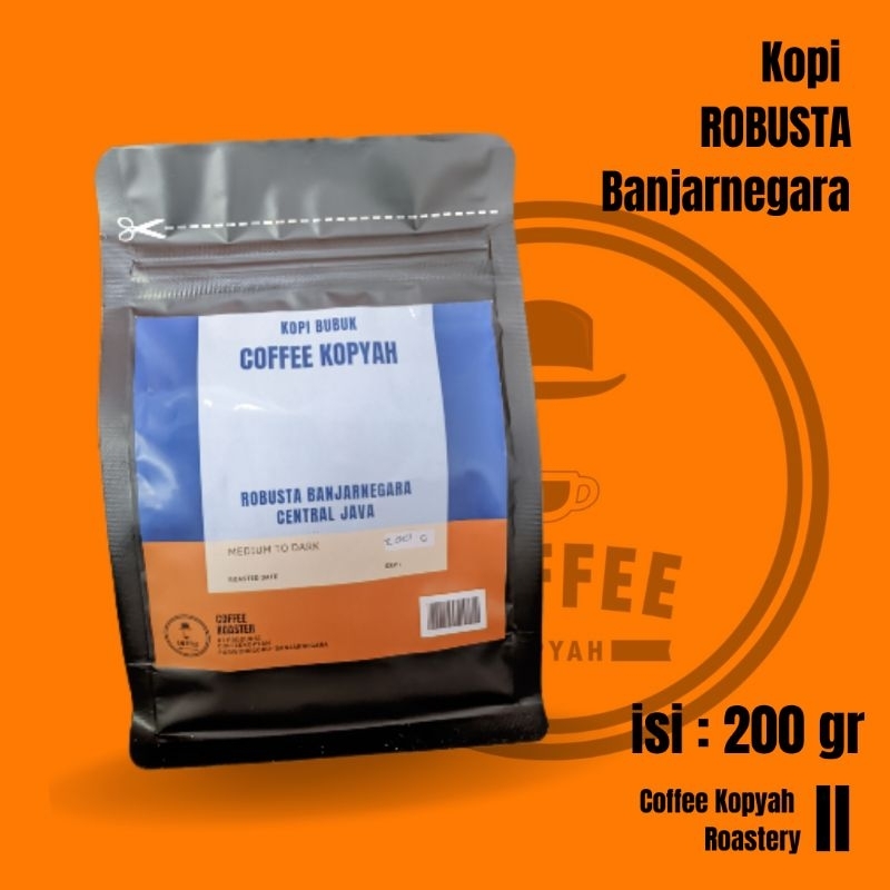 

Kopi murah, kopi bubuk, Robusta Banjarnegara , Kopi murni 200 gr, kopi banjarnegara.