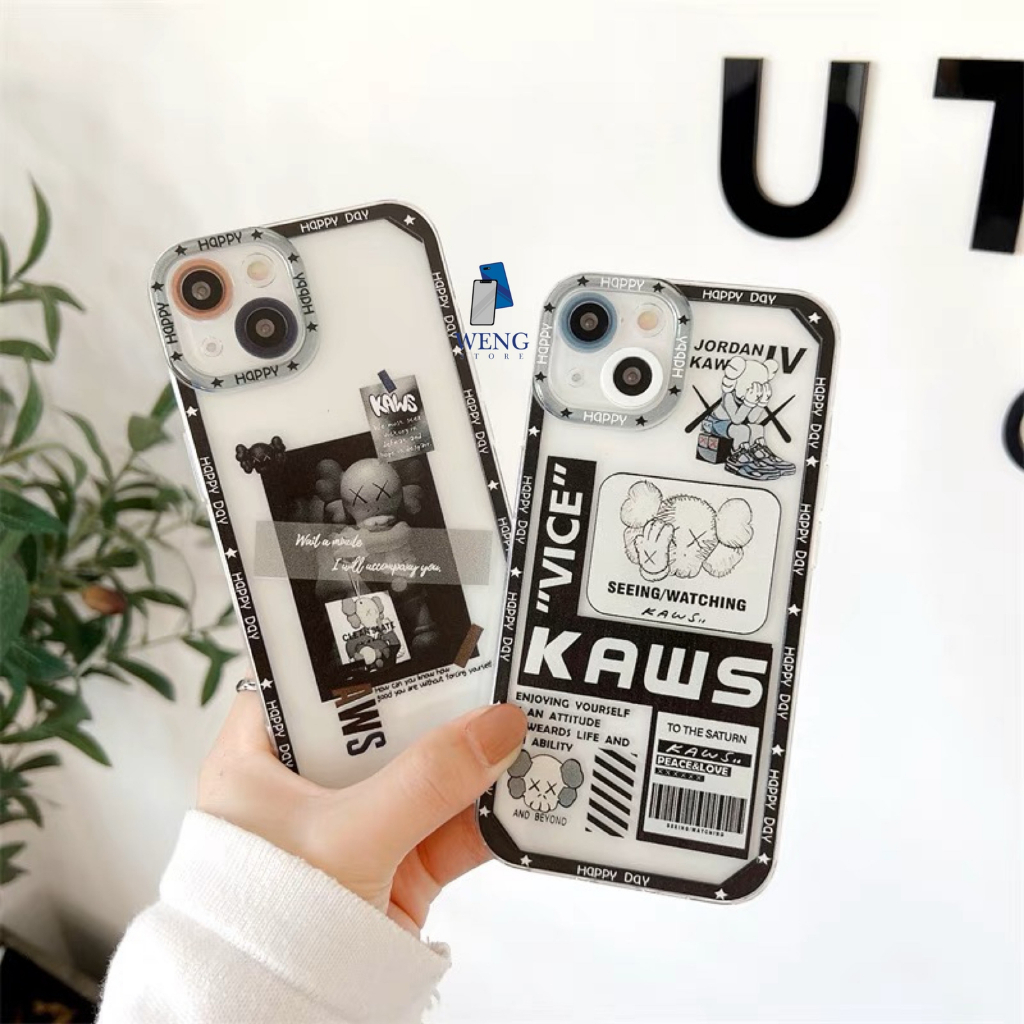 NEW Softcase Lens Vice Kaws For Oppo A57 2022 A77S A17 C30 Vivo Y22 Y35 Y16