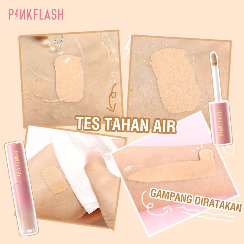 Pinkflash Lasting Matte Concealer Original BPOM Breathable