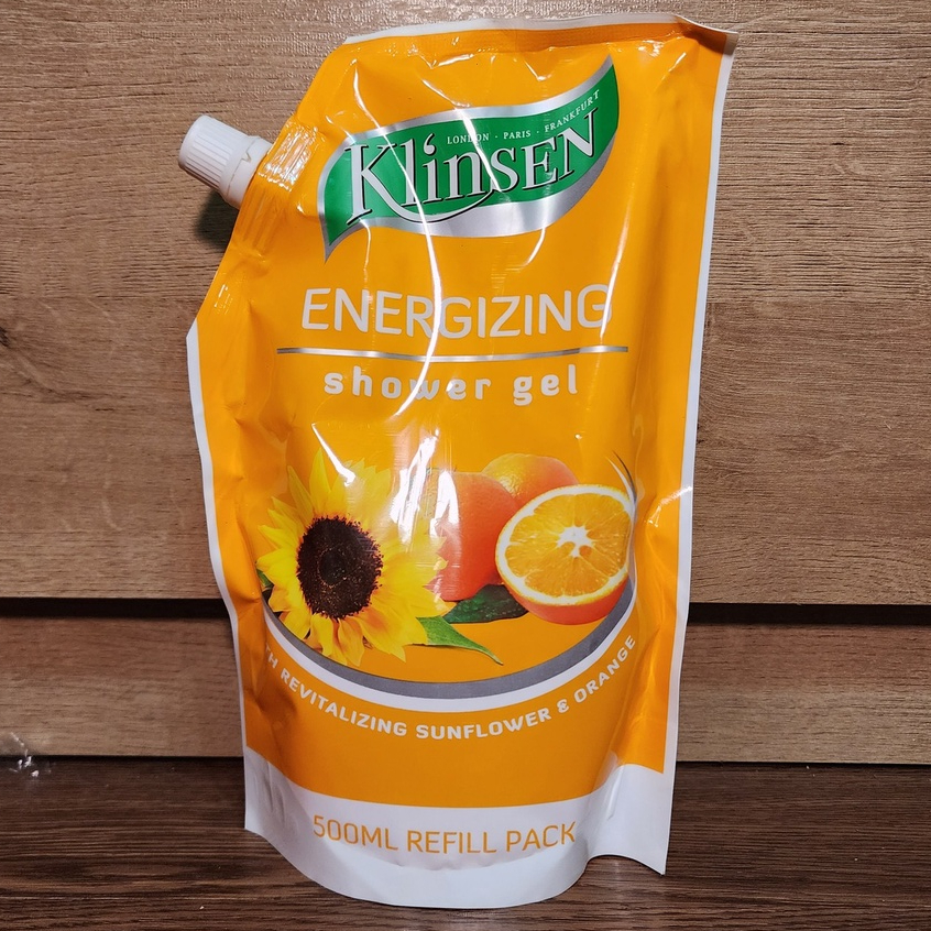 Klinsen Sabun Mandi Cair Energizing Pouch 500ml