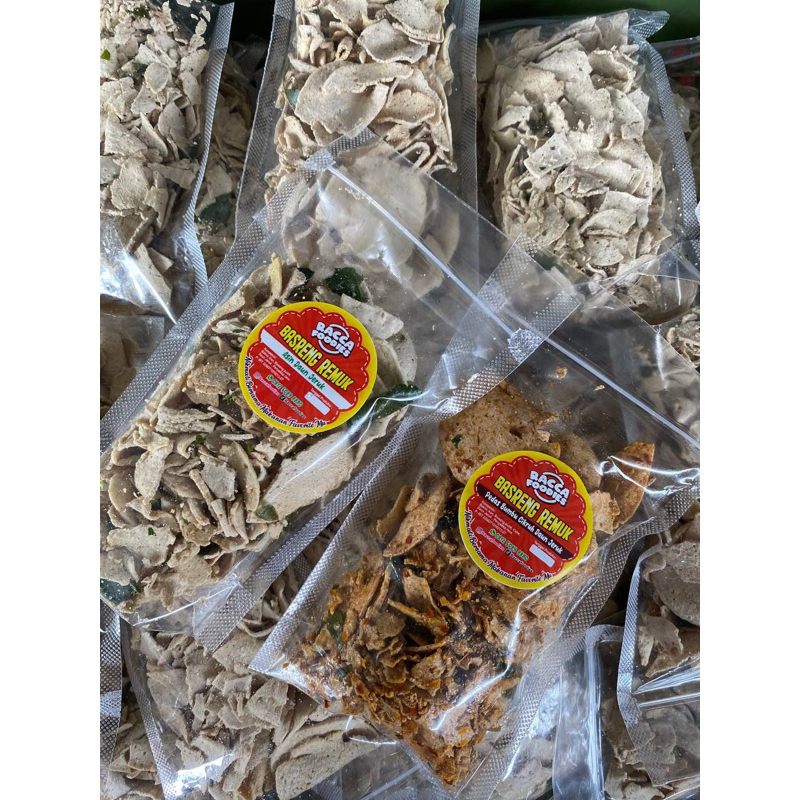 

Basreng remuk raccafoodies 500gr (asin daun jeruk)