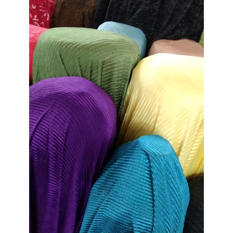 Promo..Plisket SPANDEX/Harga tertera 1/2(0.5)mtr/Minimal Order 1 mtr