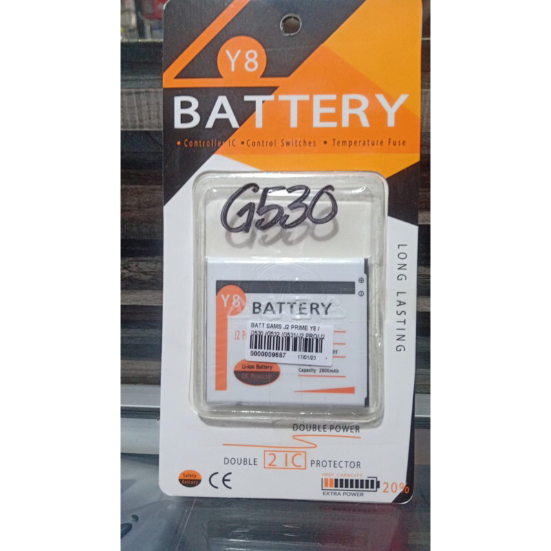 Baterai j2 prime doublepower