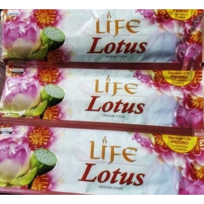 Jual Dupa India Aromaterapi Darshan Life Lotus Pouch Shopee Indonesia