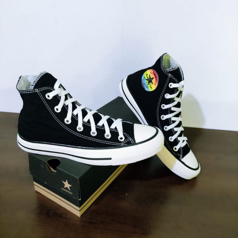 sepatu converse all star chuck taylor rainbow high converse all star classic tinggi rainbow