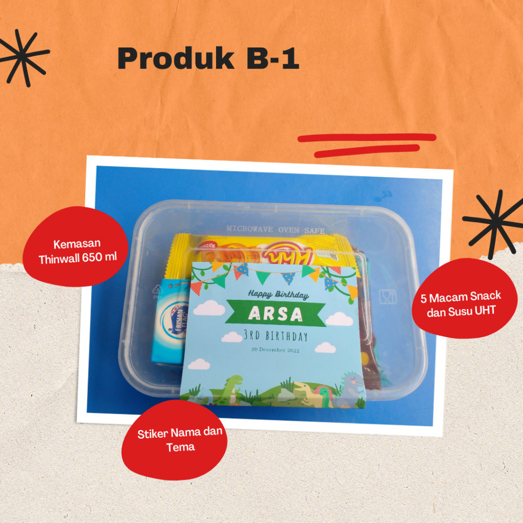

Paket snack ulang tahun murah