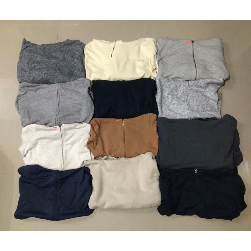 Borongan hoodie Uniqlo Second