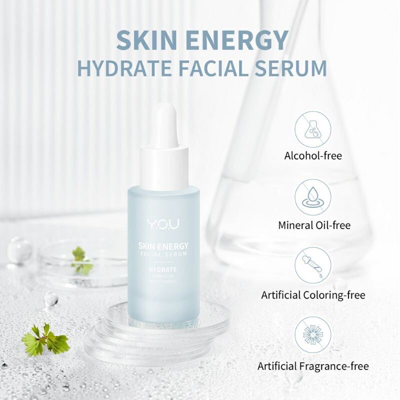 [BISA COD] Y.O.U - YOU Skin Energy Facial Serum Hydrate (Hymagic-4D + Myrothamnus) - Serum YOU - Serum Hydrate YOU