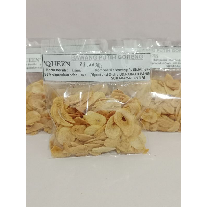 

Bawang Putih Goreng Kriuk Asli Renyah & Gurih