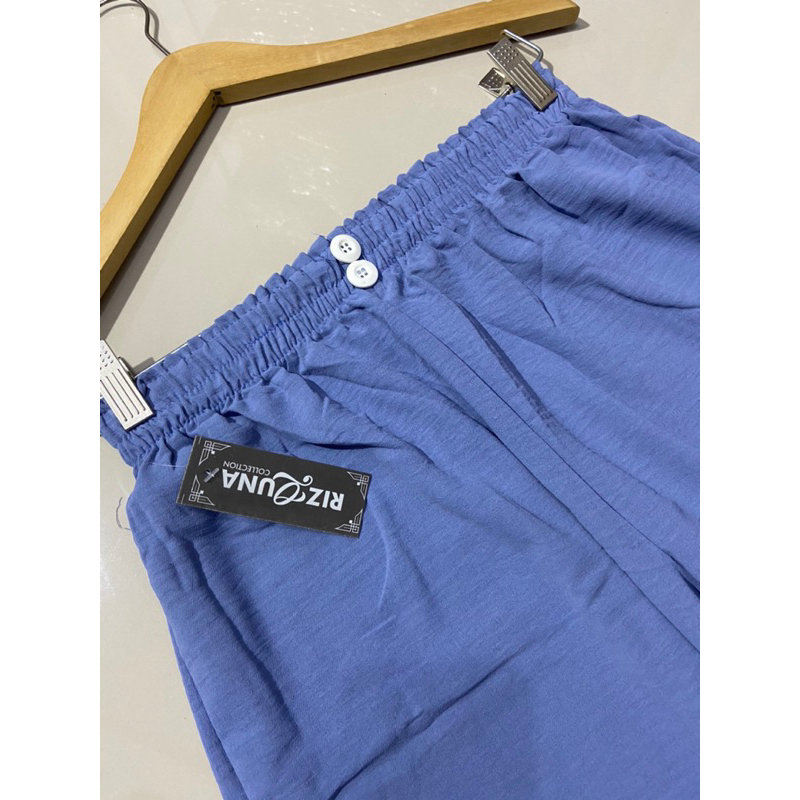 KULOT KANCING CRINKLE AIRLOW HIGHWAIST KANCING