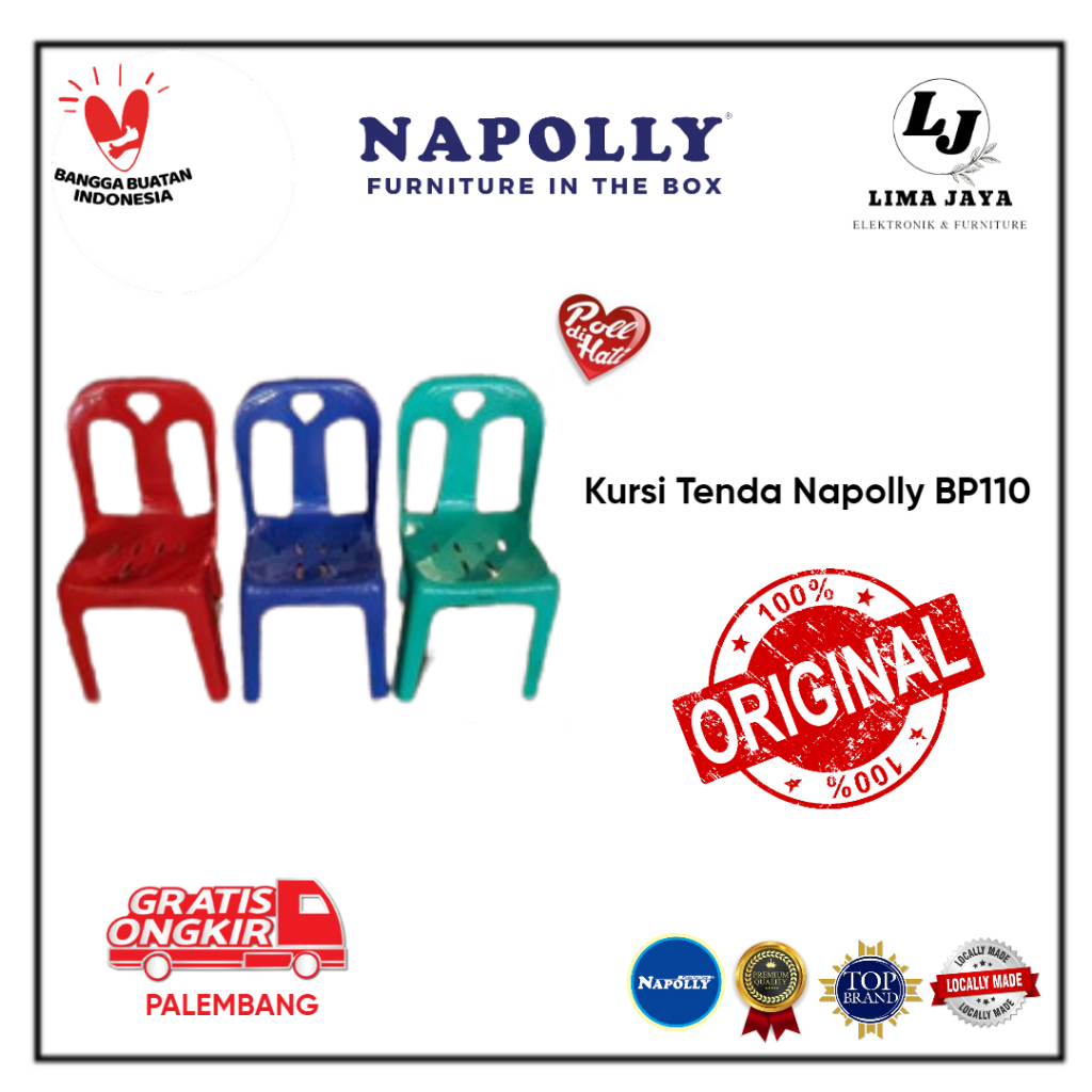 Kursi Plastik Tenda Napolly BP110 Kursi Tenda Napolly