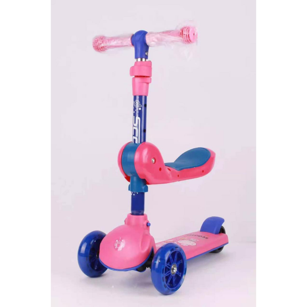 Scooter Anak Kursi 3 Roda Music Led / Scooter Exotic Kursi Lampu Music HB 206 Roda 3 Ada Kursi Lampu Musik Otoped Skuter