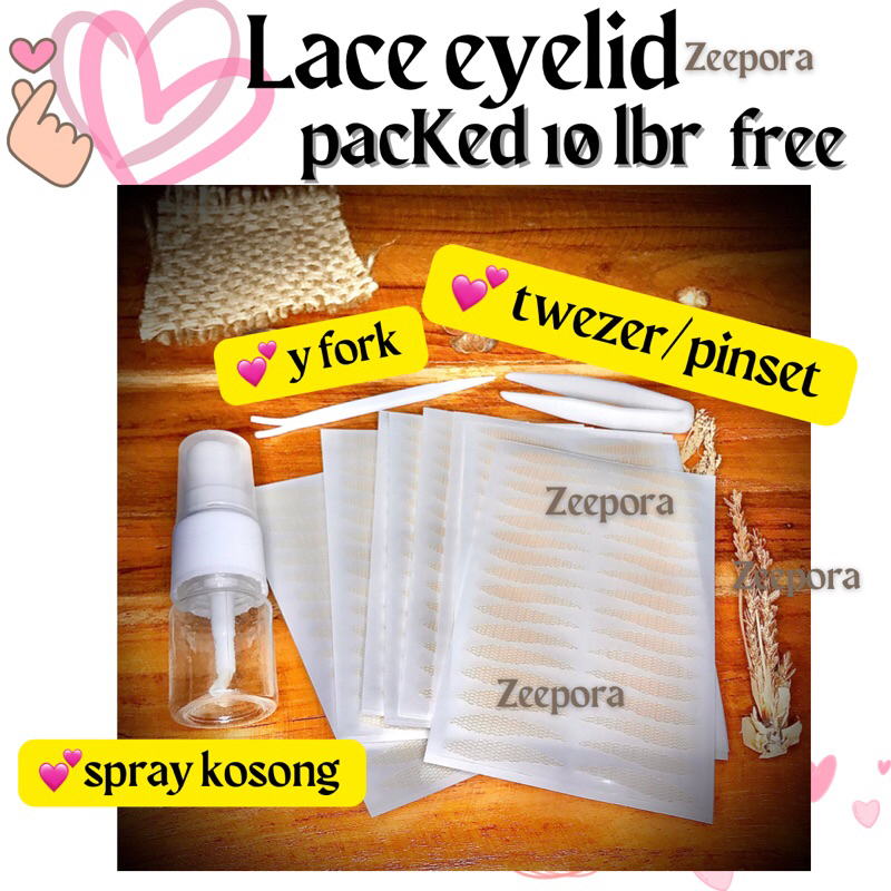 skot mata jaring EYELID VEIL INVISIBLE lace eyelid transparan eyelid natural eyelid sheet lembaran lipatan mata makeup kecantikan