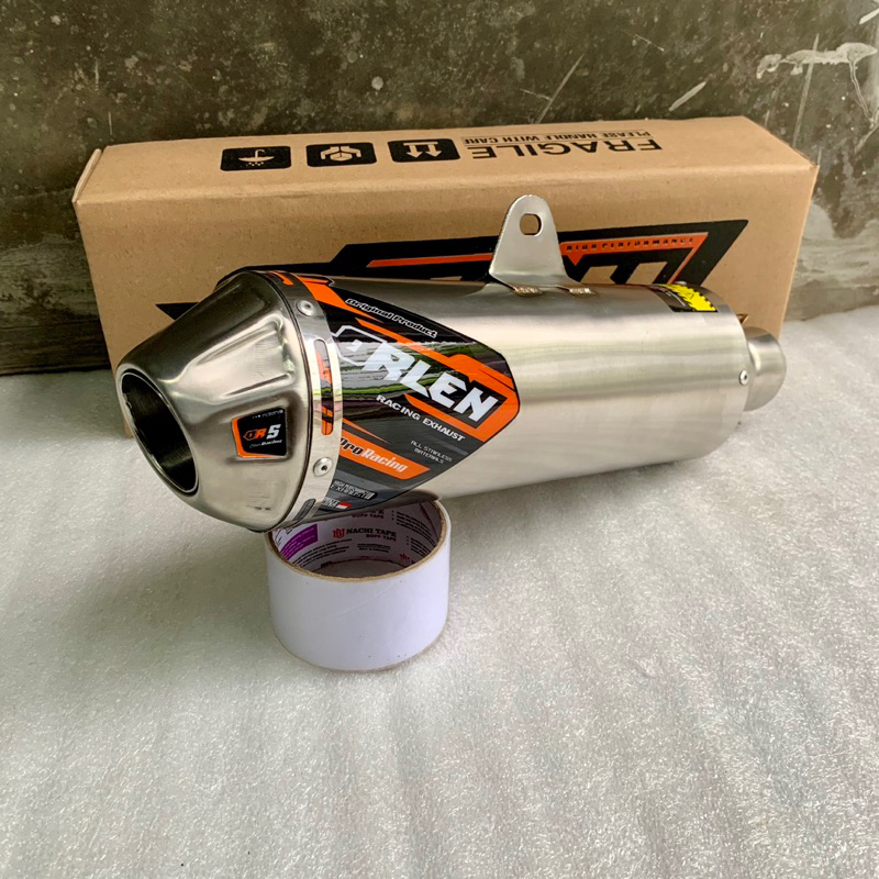 silincer knalpot trail original orlen inlet 50 silincer klx crf wr155