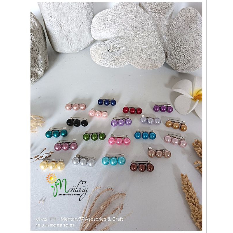 (12pcs) Bros Dagu Mutiara 8mm Souvenir Handmade