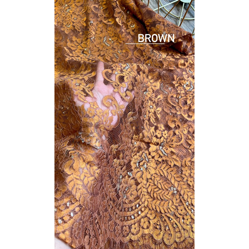 Kain brokat twotone semi france by Djuwita Kebaya