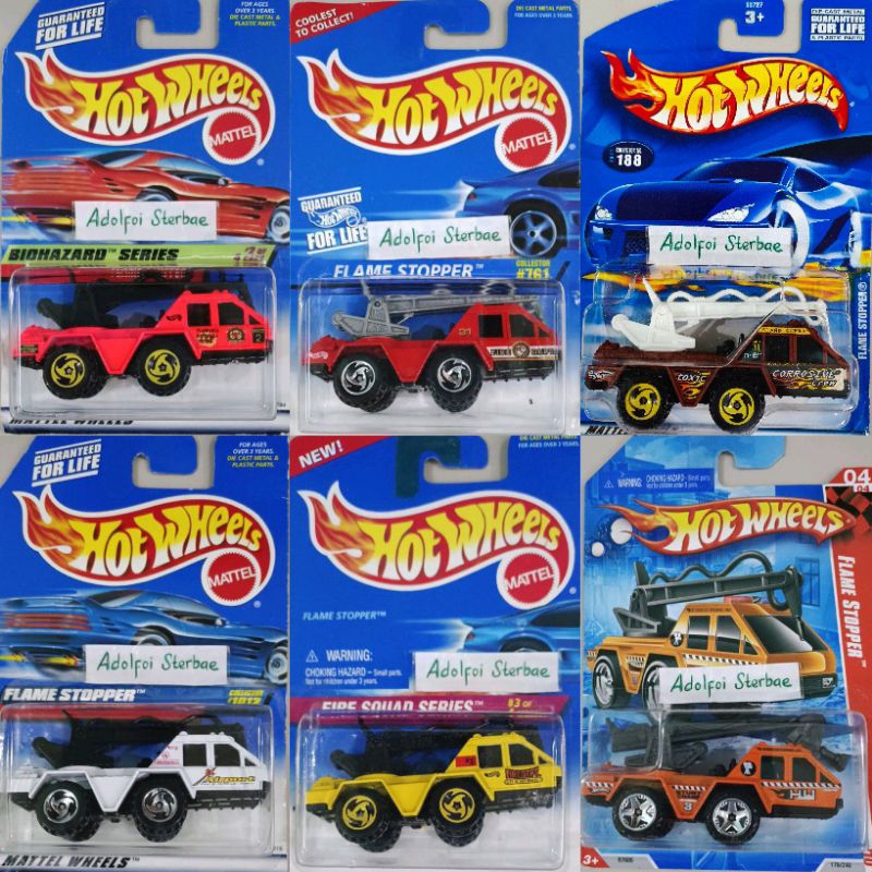 hotwheels hot wheels flame stopper fire squad series race world movie stunts '10 biohazard series em