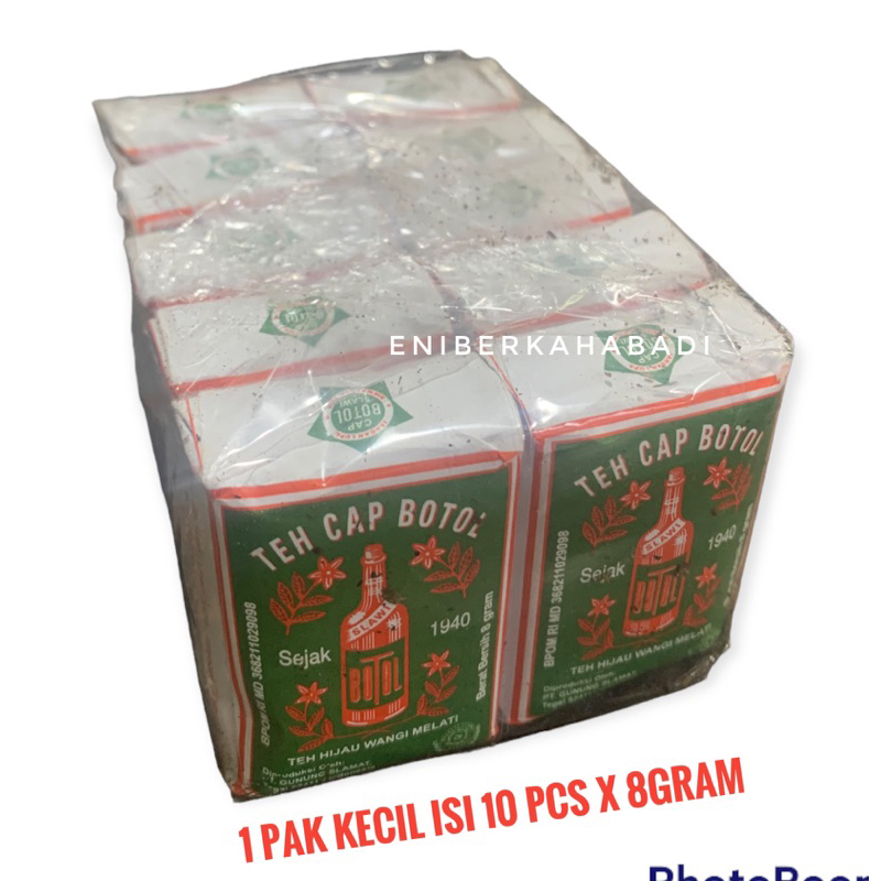 

Teh Cap Botol Bubuk kecil 1 pak kecil isi 10 pcs x 8gram