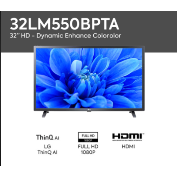 LG TV LED 32LM550 / 32LM550PTA (32 INCH / FHD TV / DIGITAL TV / USB]