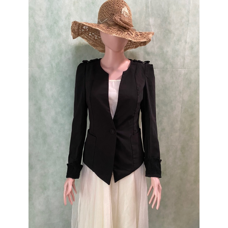 Preloved/Thrift Blazer Hitam/Black Blazer Taifun House Korean Style