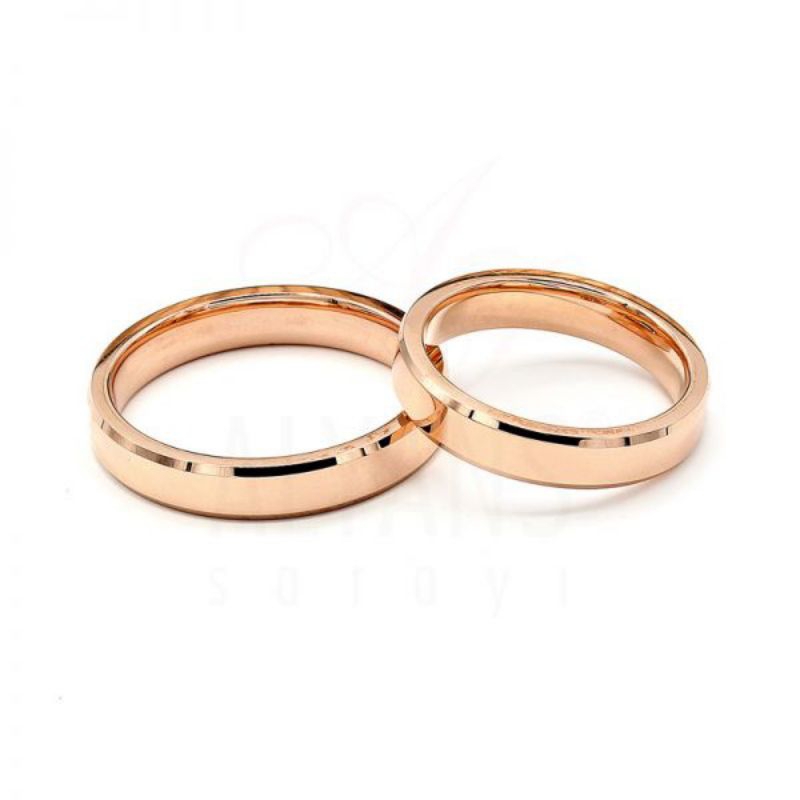 cincin titanium rose gold anti luntur