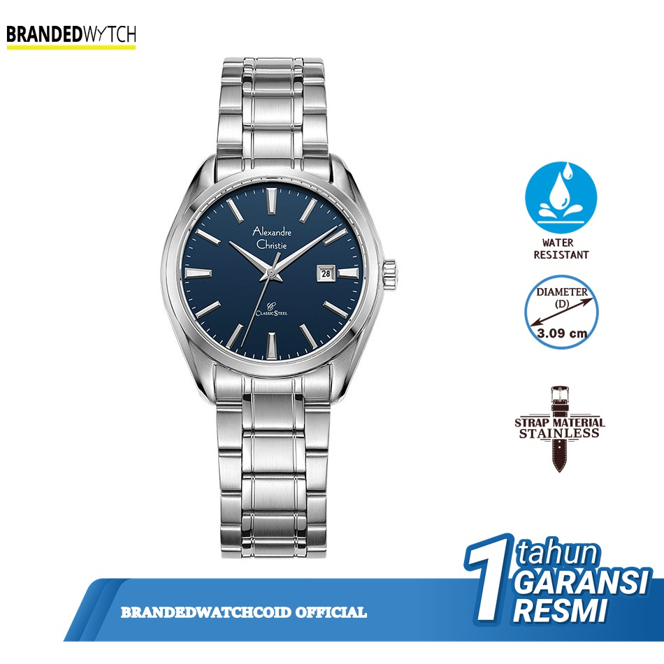 Alexandre Christie / Alexander AC 8682 Jam Tangan Wanita Original