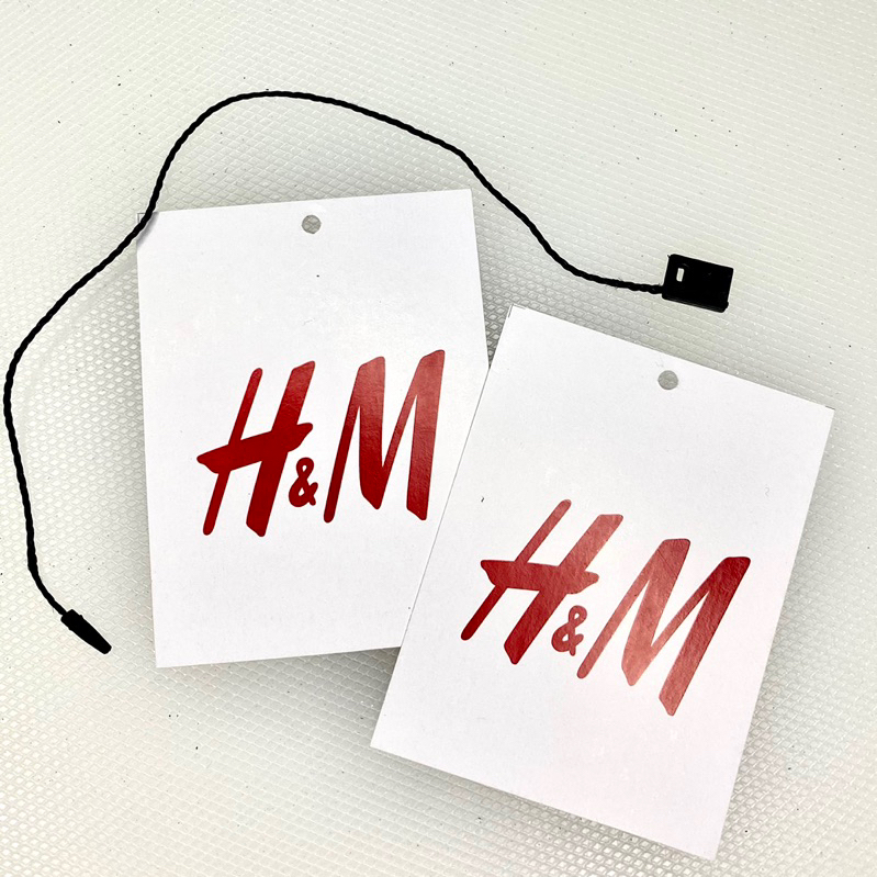 

H&M LOGO HANGTAG // HANGTAG BAJU // LABEL H&M