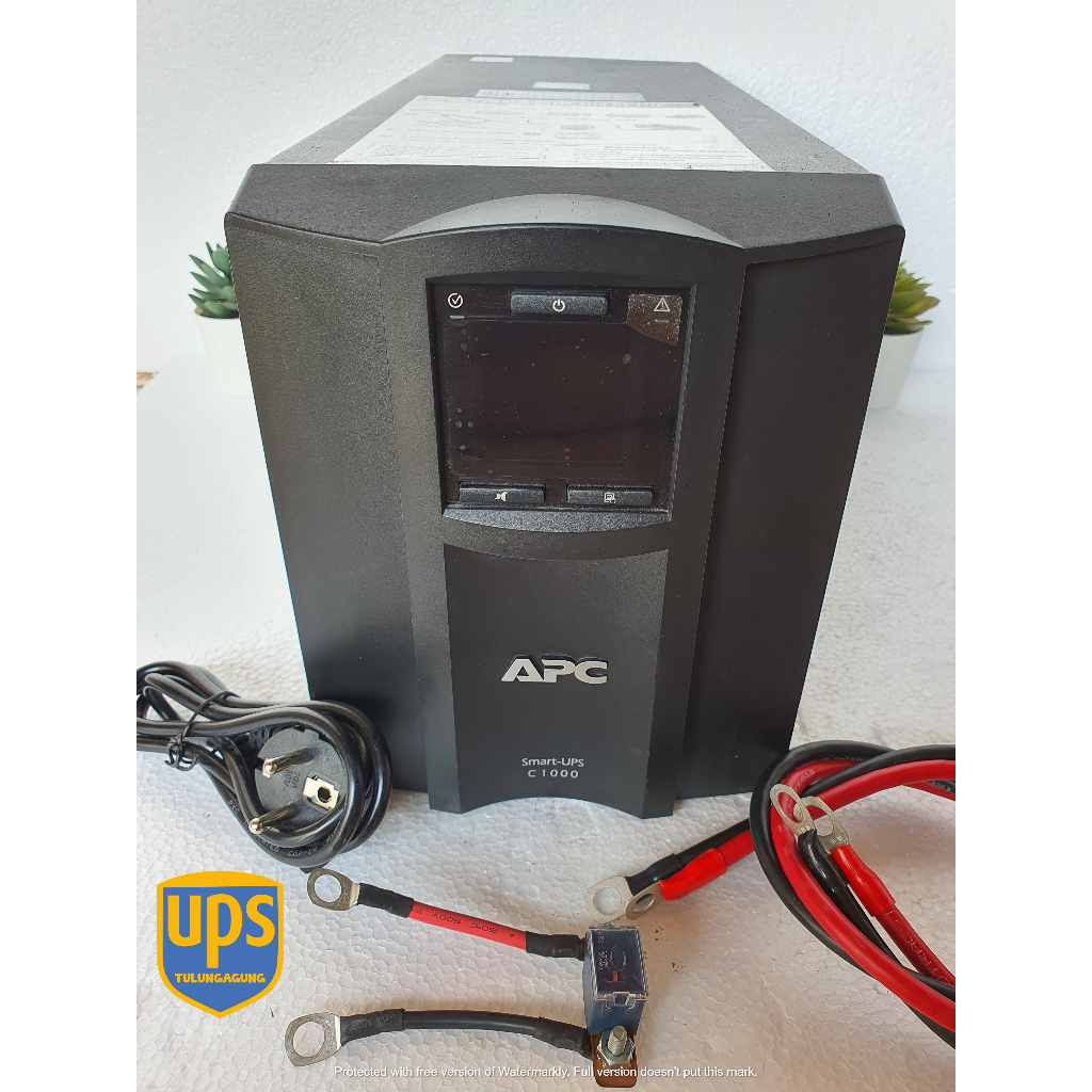 UPS PSW + AVR LCD Monitor 900Watt/1500VA Modifikasi AKI 2 x 12A- 200A 24jam