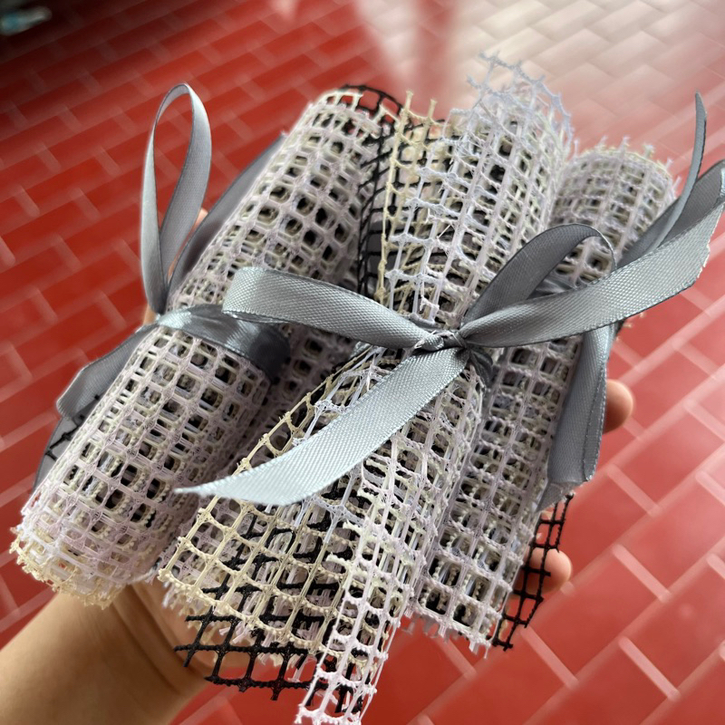 

1 set isi 5 jaring kotak wrapping mesh for scrapbook journal journaling bujo