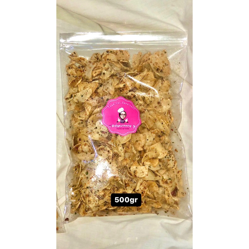 

Basreng Pedas Asin Daun Jeruk 500gr