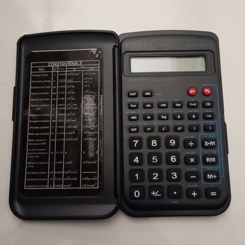 

0KALKULATOR ILMIAH SCIENTIFIC CITIZEN CT 108 scientific calculat trigonometric flip cover terbaru
