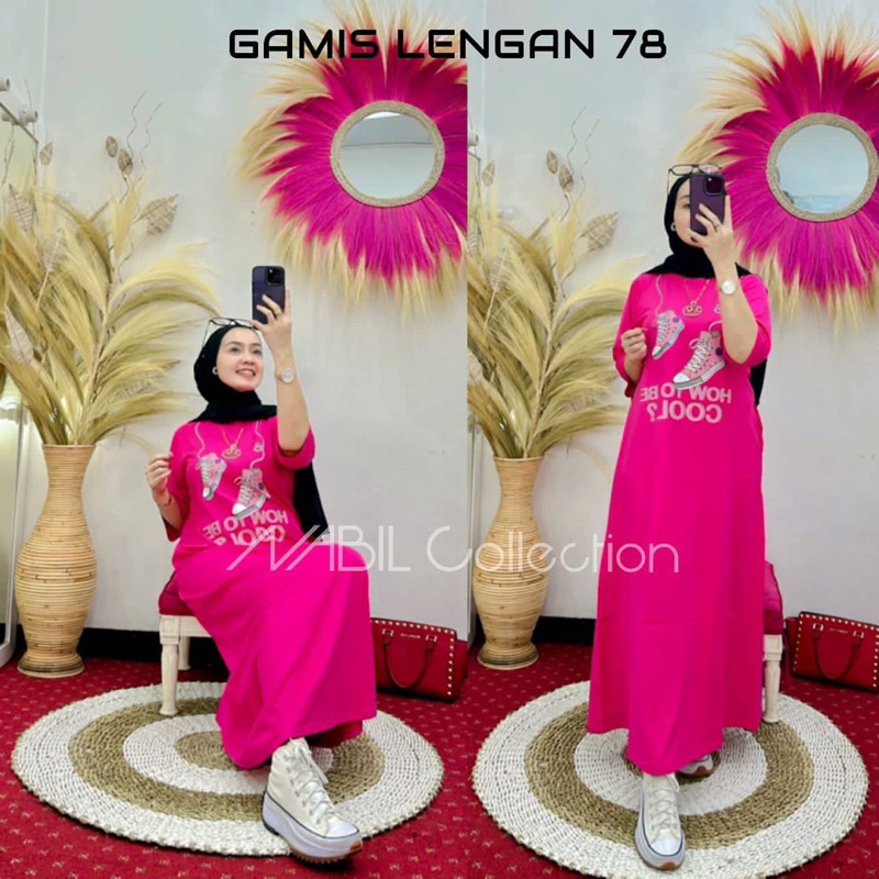 GAMIS WANITA BY NABIL SEPATU TERBARU // DRES KAOS WANITA KEKINIAN PREMIUM